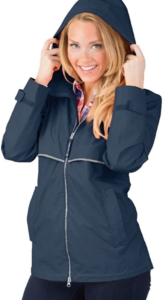 Charles River Apparel Women's New Englander Wind & Waterproof Rain Jacket (Reg/Ext Sizes)