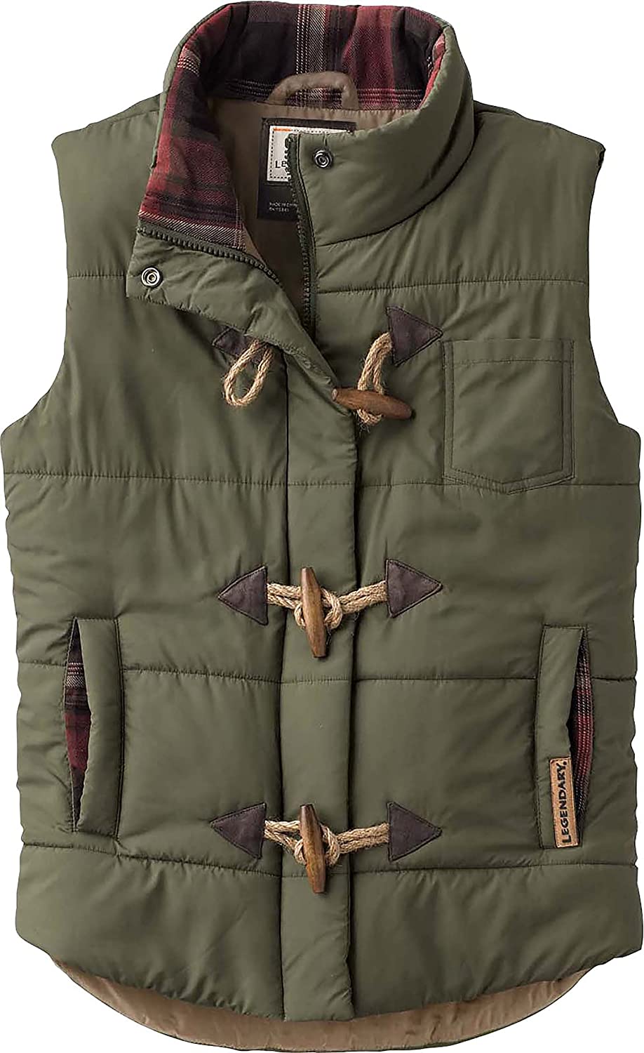 Legendary Whitetails womens Quilted Toggle Puffer Vest
