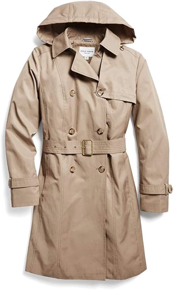 Cole Haan Women's Classic Belted Trench Coat