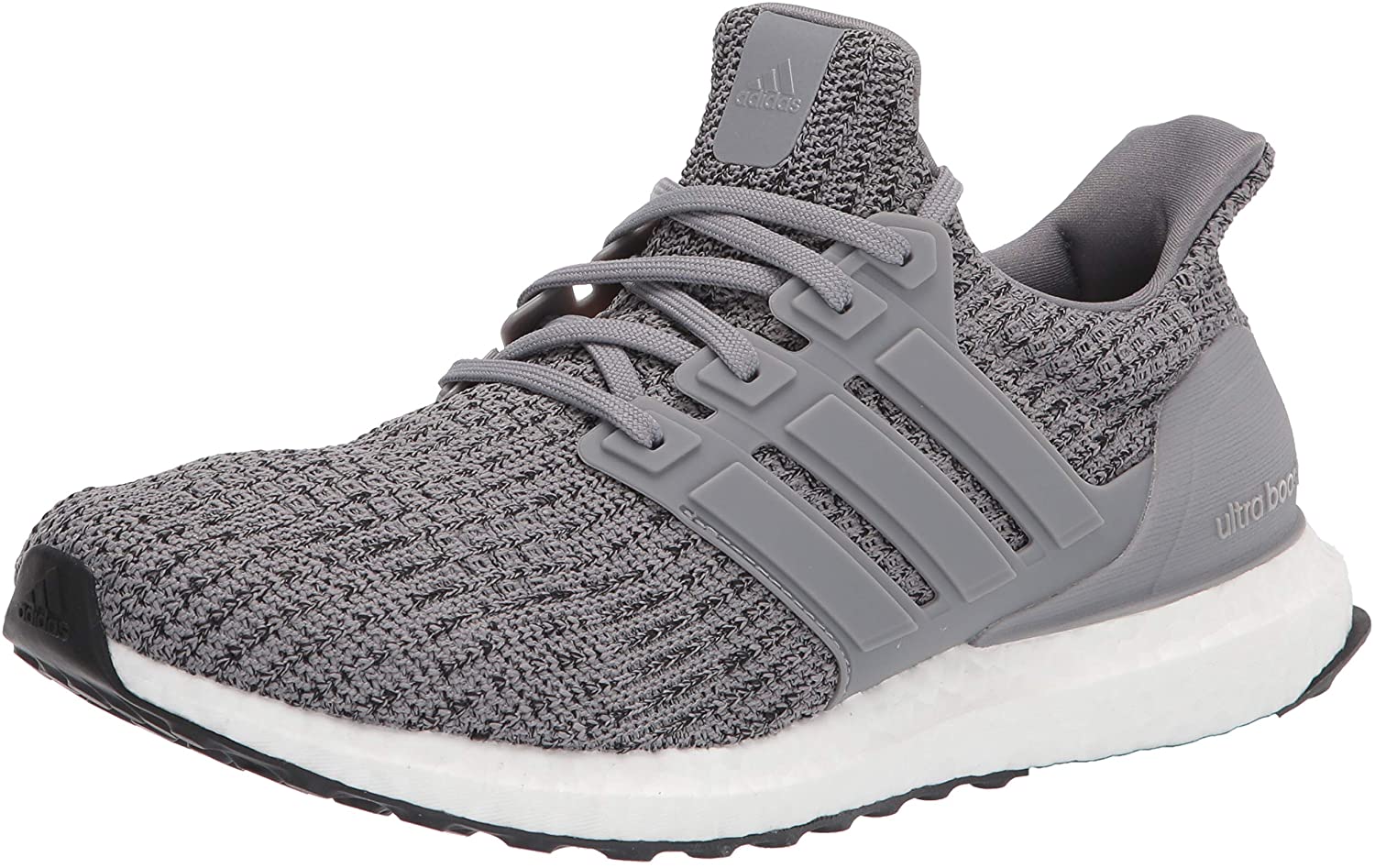 adidas Men's Ultraboost 4.0 DNA Running Shoe, Grey/Grey/Black, 13