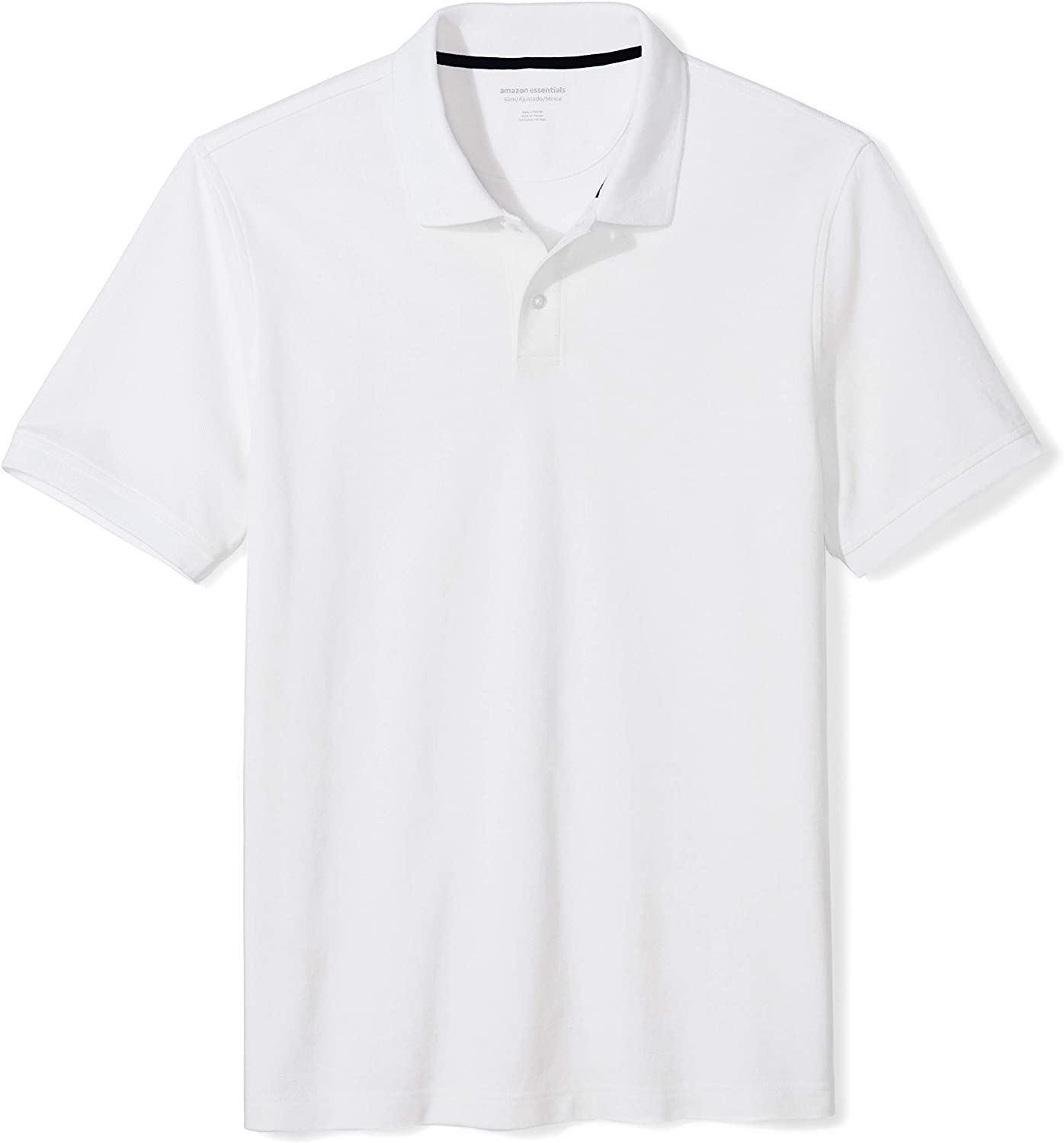 Amazon Essentials Men's Slim-Fit Cotton Pique Polo Shirt