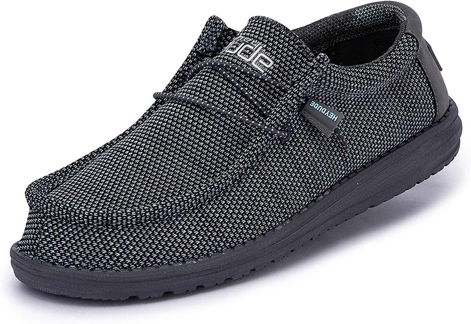 Hey Dude Men's Wally Kite Various Sizes and Colors | Men’s Shoes | Men's Lace-Up Loafers | Lightweight and Comfortable