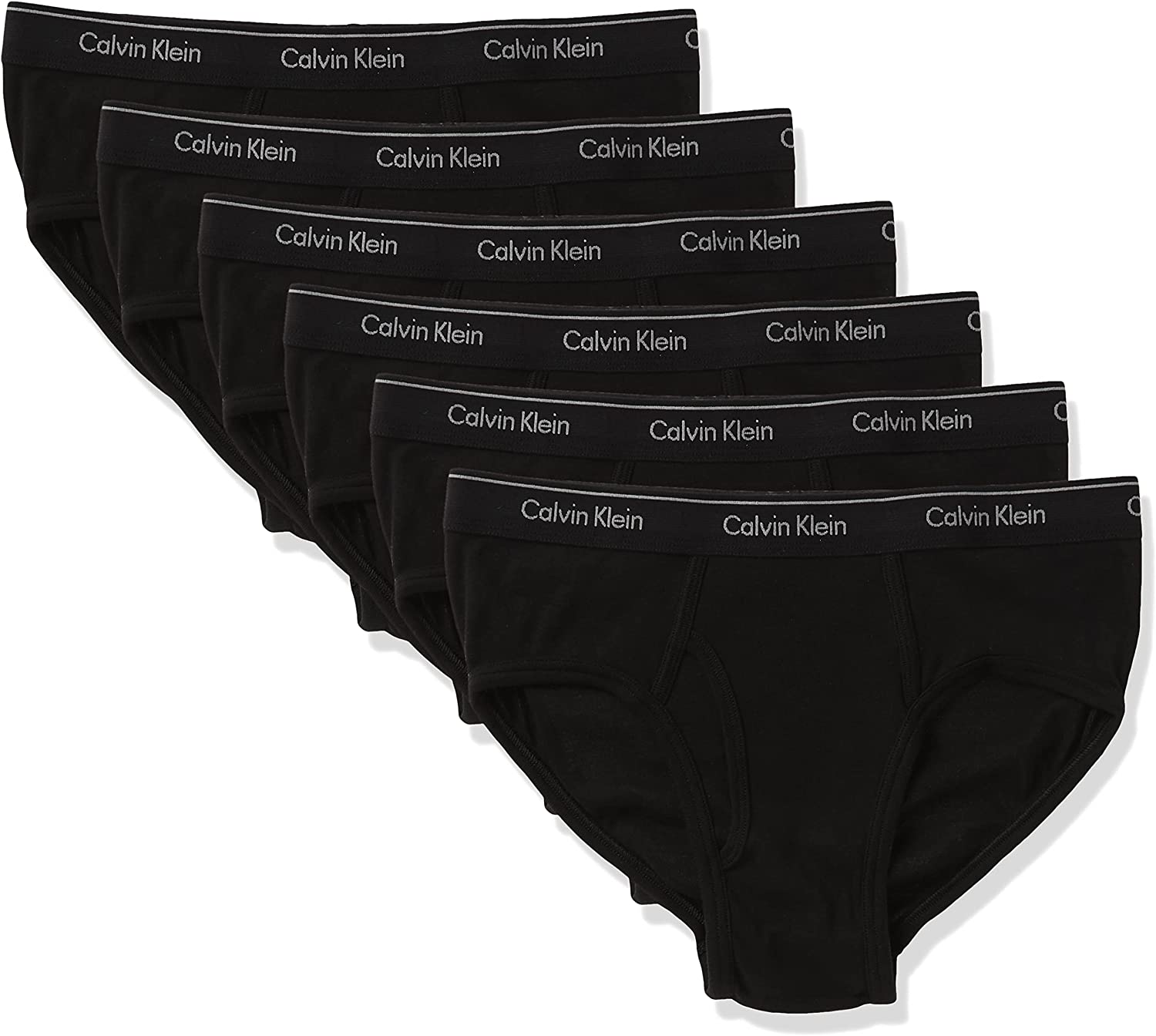 Calvin Klein Men's Underwear Cotton Classics 6-Pack Hip Brief