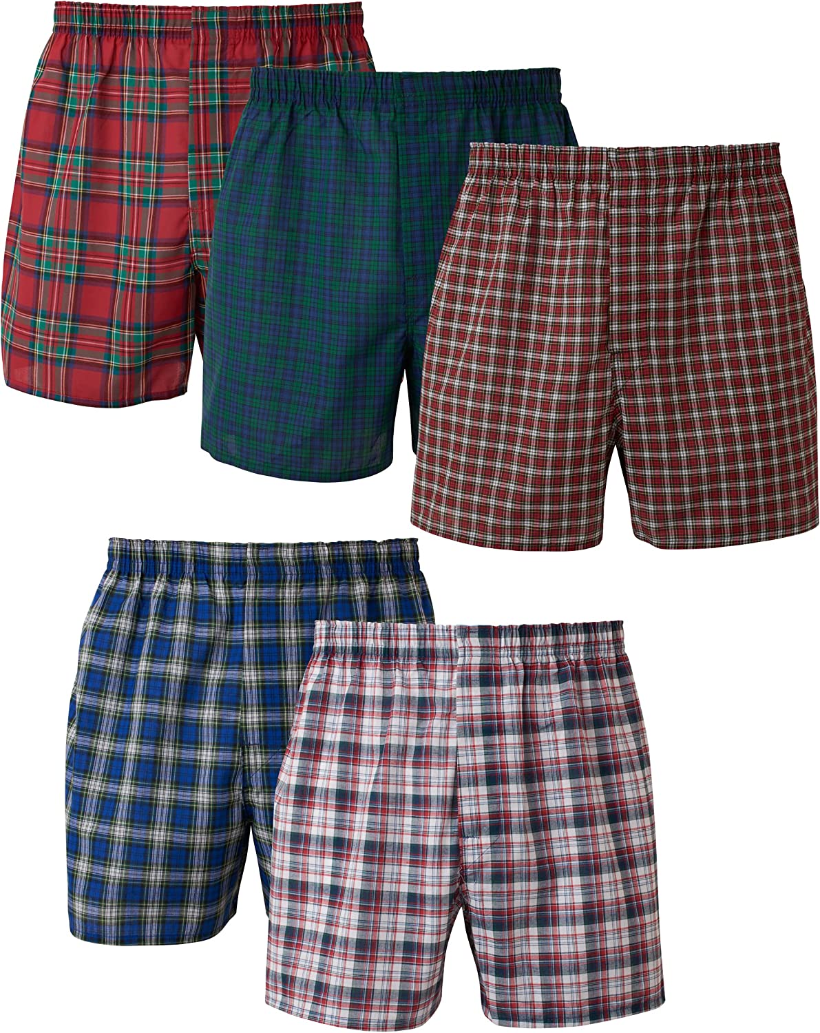 Hanes Ultimate Men's Big Tartan Boxers-Multiple Packs and Colors