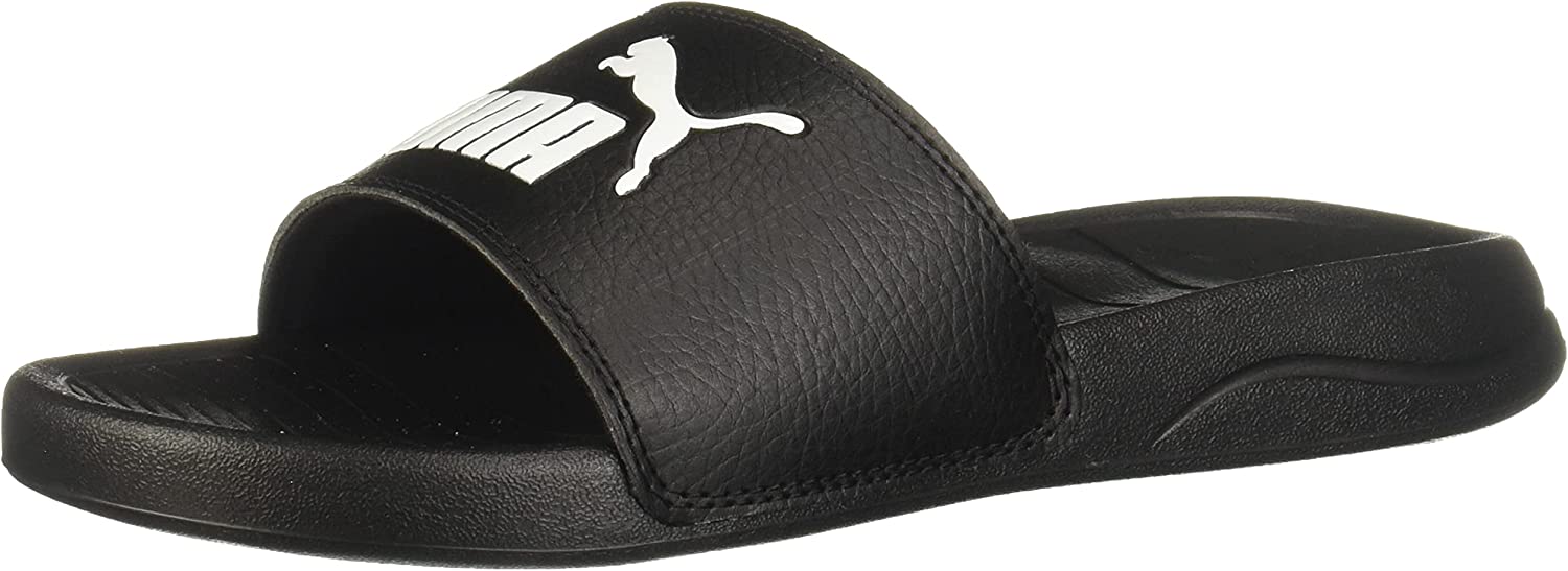 PUMA Unisex-Adult Logo Popcat Slide Sandal
