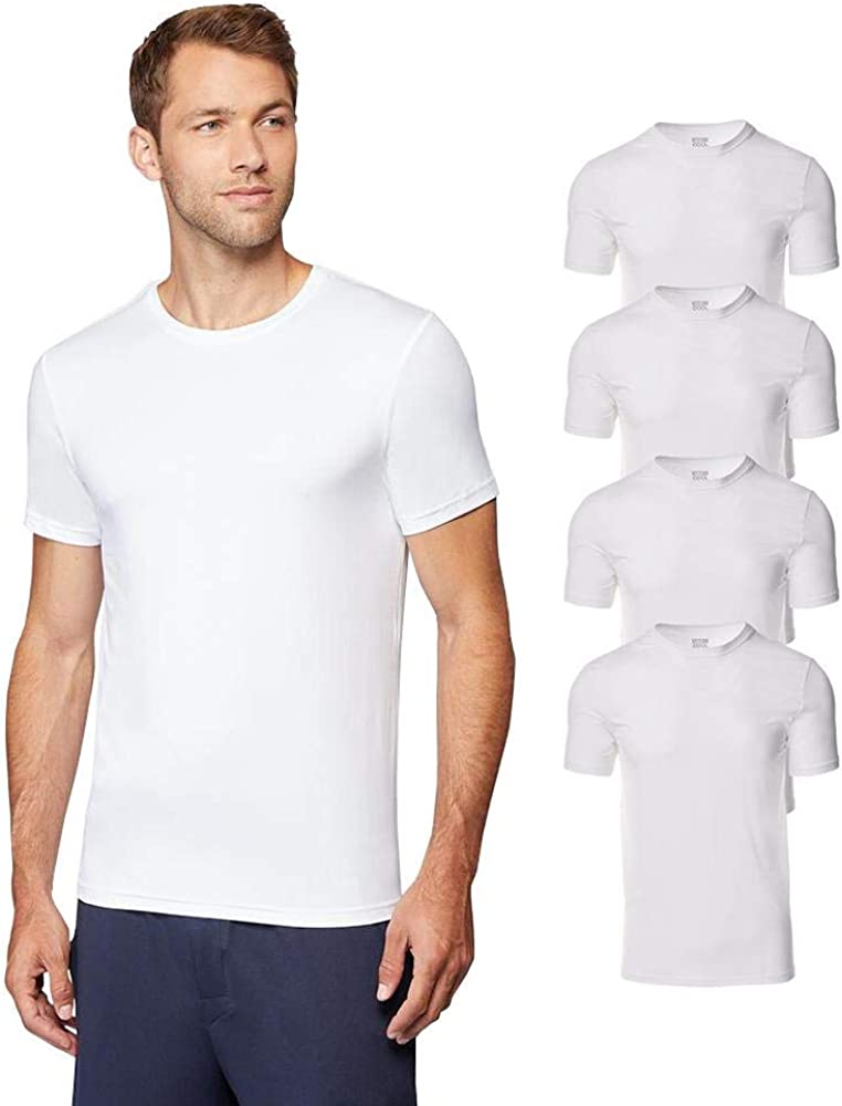 32 DEGREES Mens 4 Pack Cool Quick Dry Active Basic Crew T-Shirt