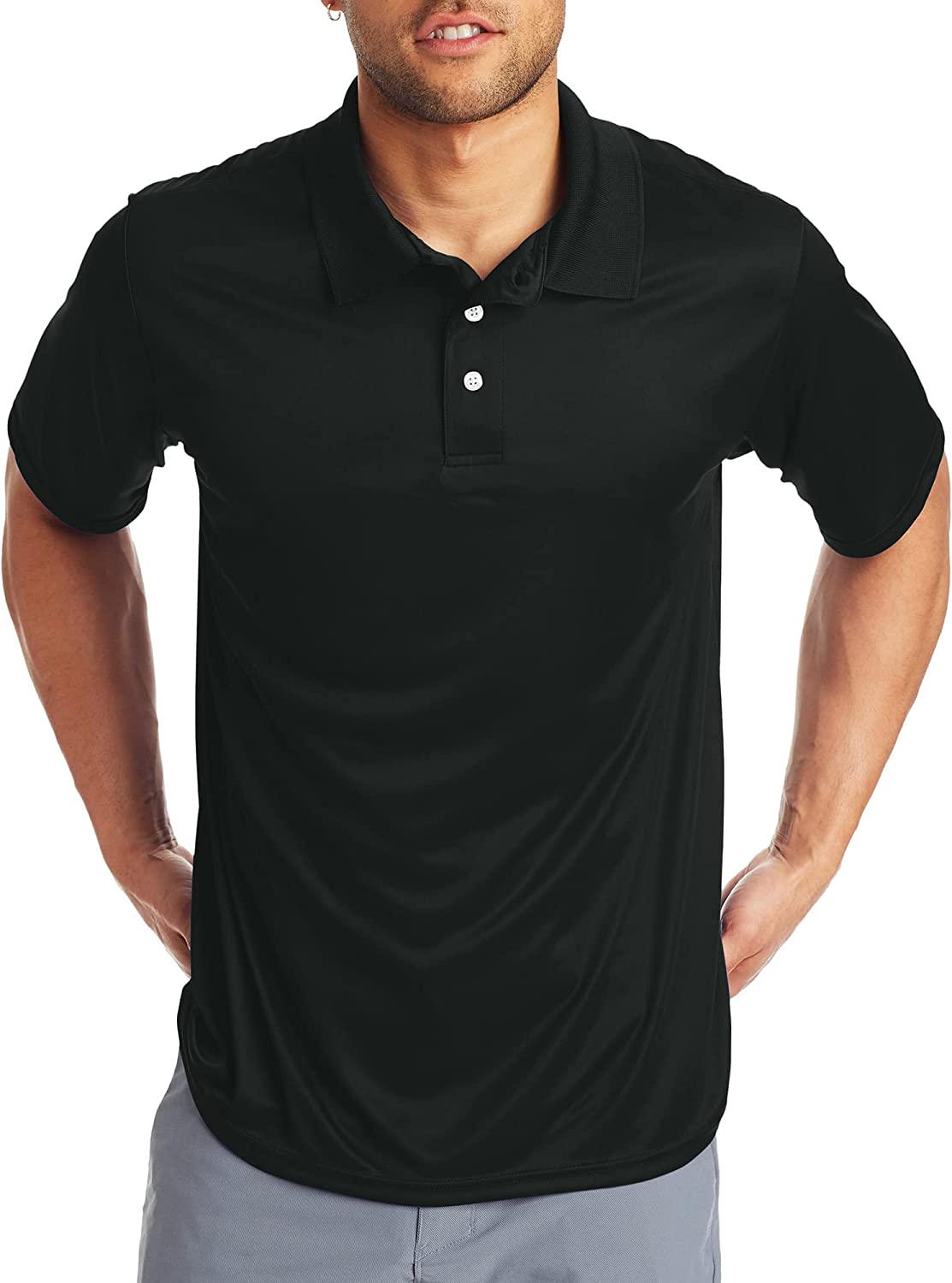 Hanes Men's Cooldri Short Sleeve Performance Polo Shirt