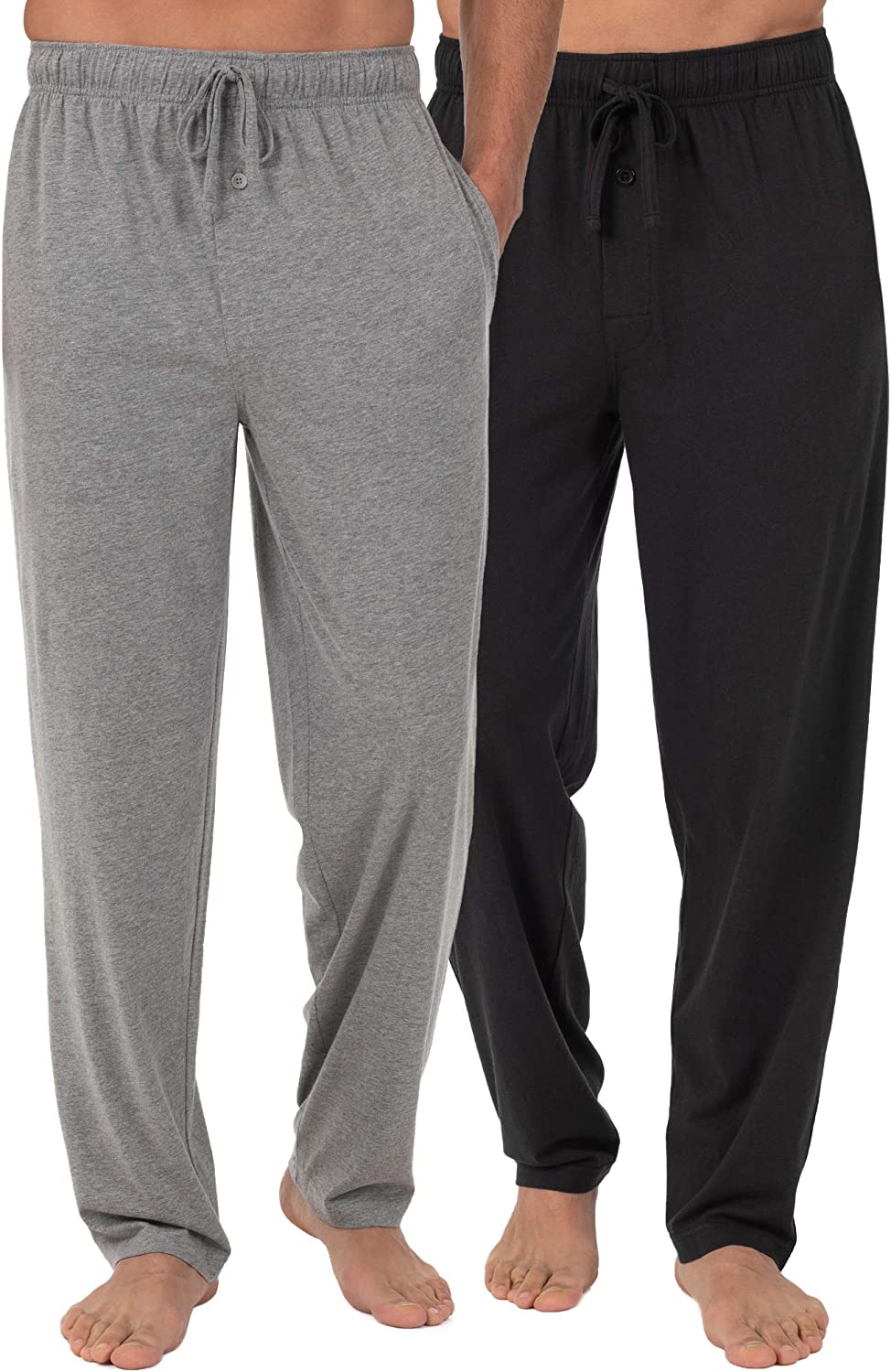 Fruit of the Loom Men's Extended Sizes Jersey Knit Sleep Pant (1 & 2 Packs)