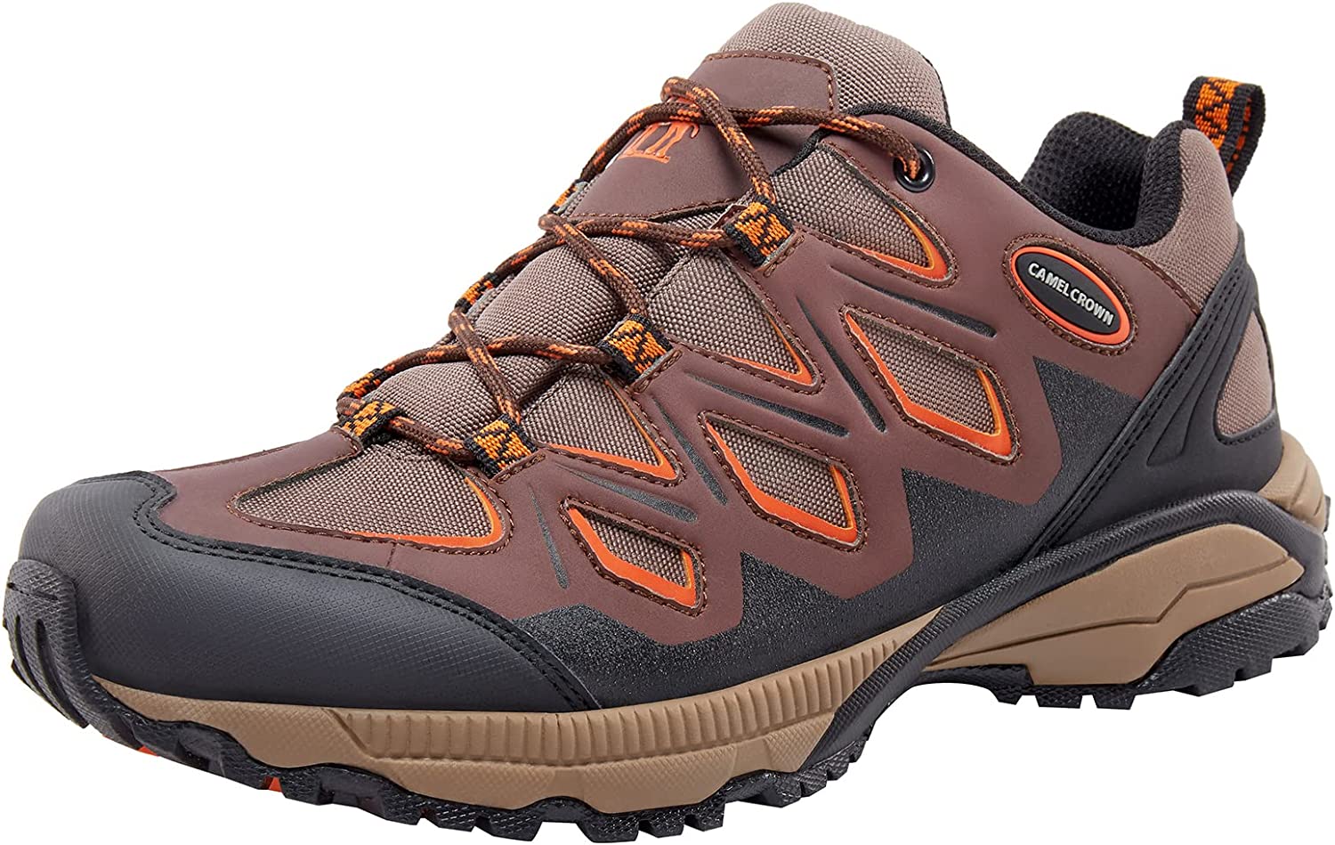 CAMEL CROWN Men's Hiking Shoes Lightweight Slip-Resistant Walking Sneakers for Outdoor Trekking Trailing