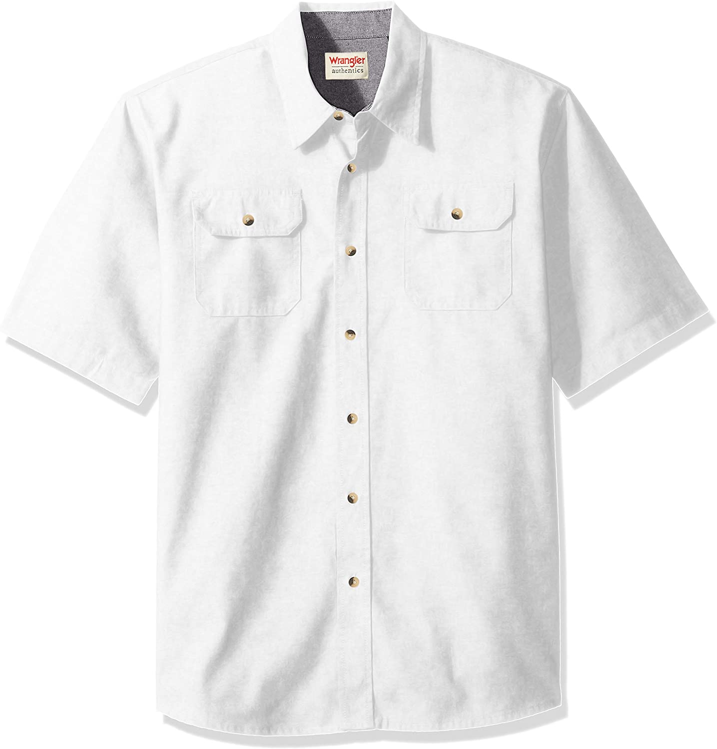 Wrangler Authentics Men's Short Sleeve Classic Woven Shirt