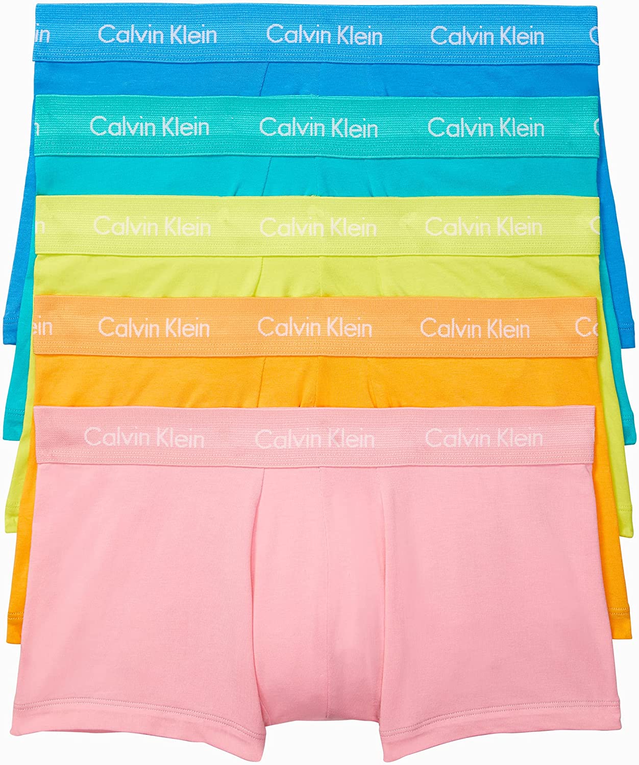 Calvin Klein Men's The Pride Edit 5-Pack Low Rise Trunk