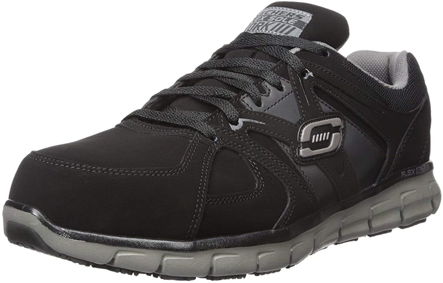 Skechers for Work Men's Synergy Ekron Alloy Toe Work Shoe