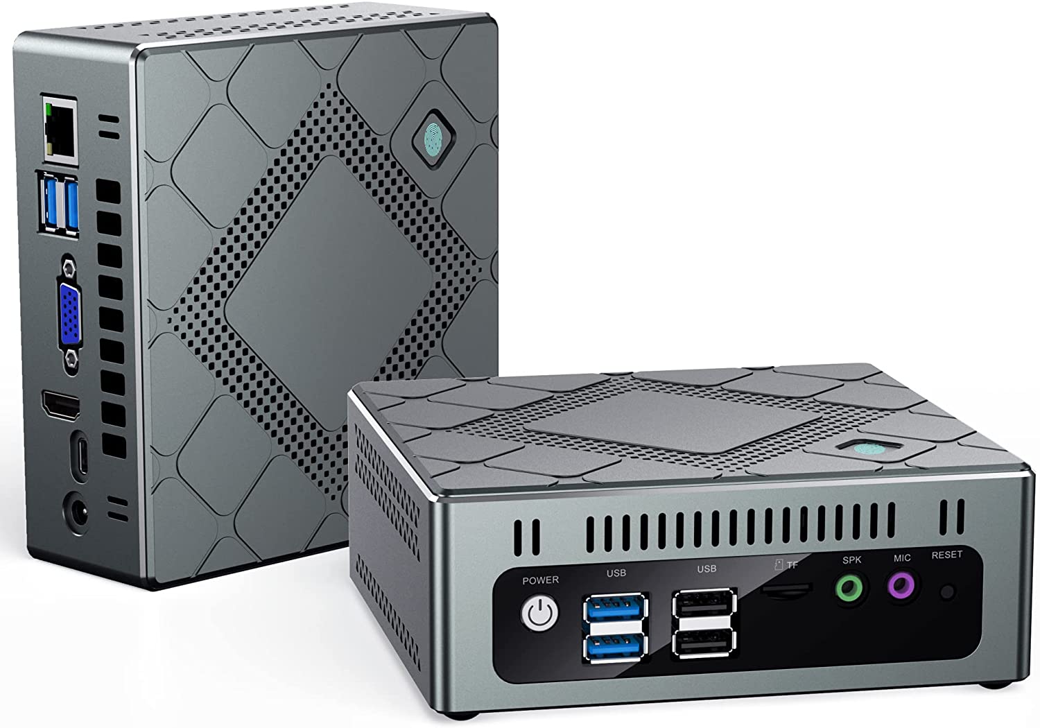 Mini PC Windows 11 Pro, Intel i5-8279U (up to 4.1Ghz) 16GB DDR4 512G M.2 SSD, 4 Cores 8 Thread Small Desktop Computer 4K HDMI VGA Type-C USB 3.0 WiFi 5 BT 4.2, Support Auto Power On