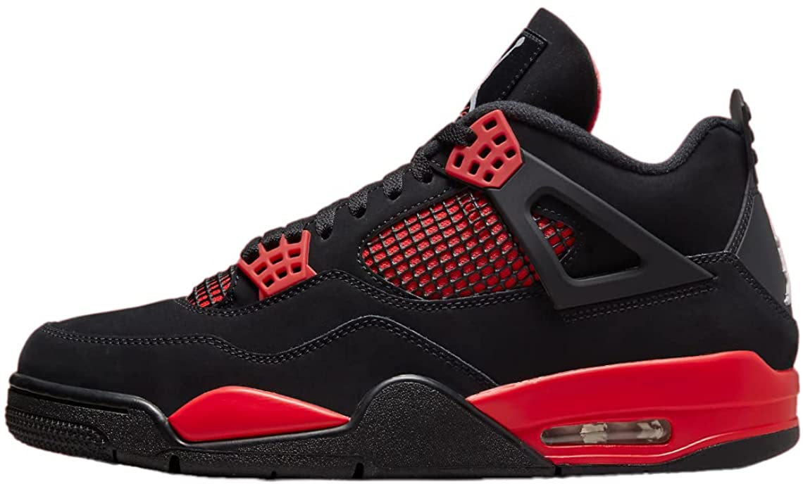 Men's Jordan 4 Retro Red Thunder Black/Multi-Color-Multi-Color (CT8527 016)