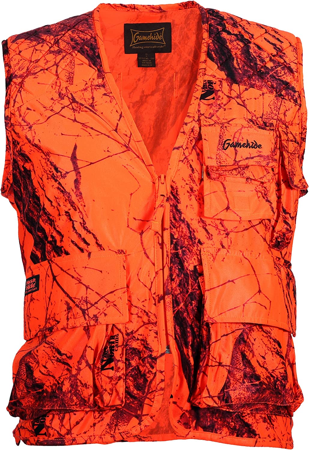 Gamehide Sneaker Big Game Vest Blaze Camo, Large