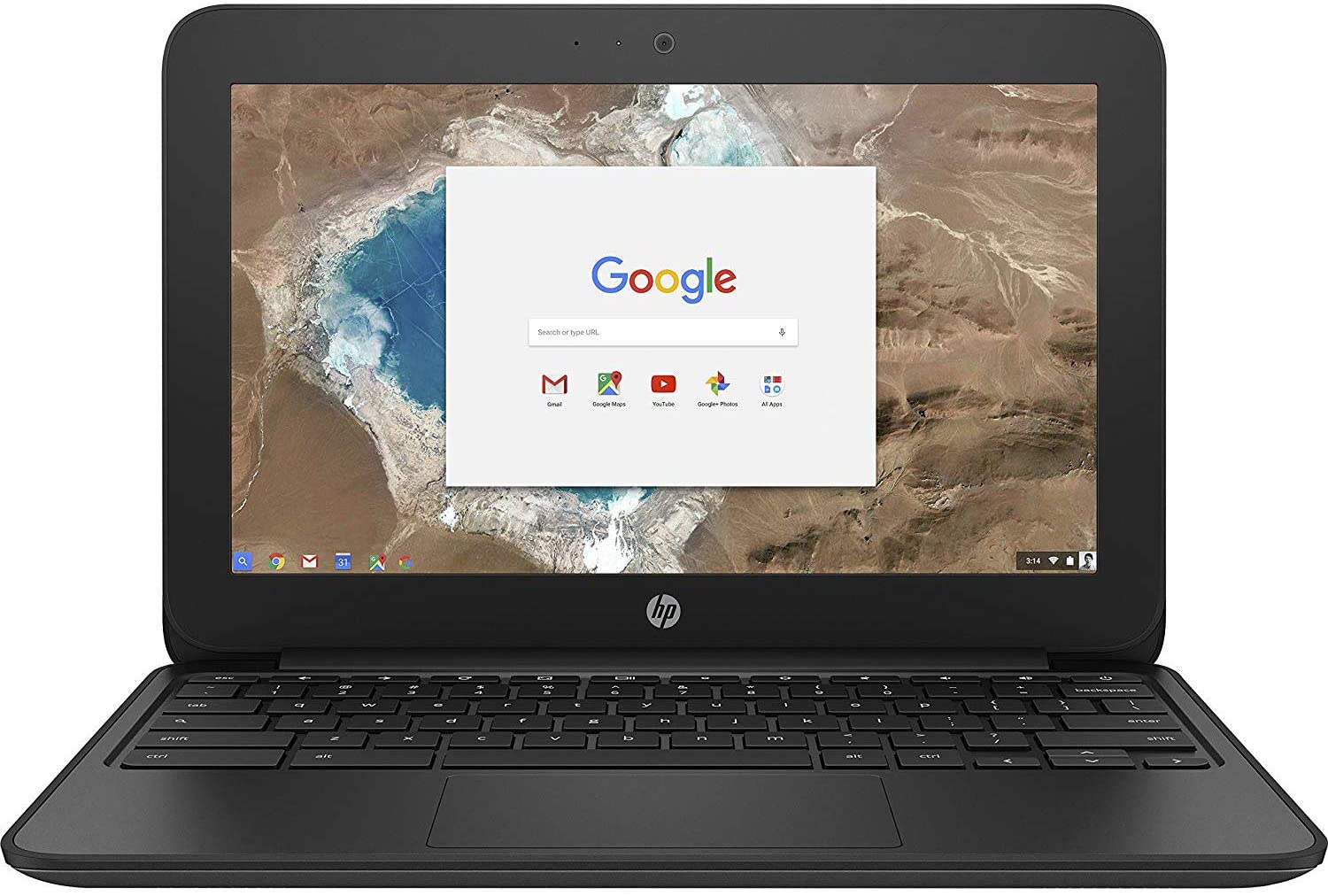 HP 1FX82UT#ABA Chromebook - 11 G5 EE 11.6 inches 1366 x 768 Intel Celeron N3060 Dual core (2 Core) 1.60 GHz 4 GB RAM 16 GB SSD 16 GB Flash Memory Chrome OS HD Graphics 400 (Renewed)