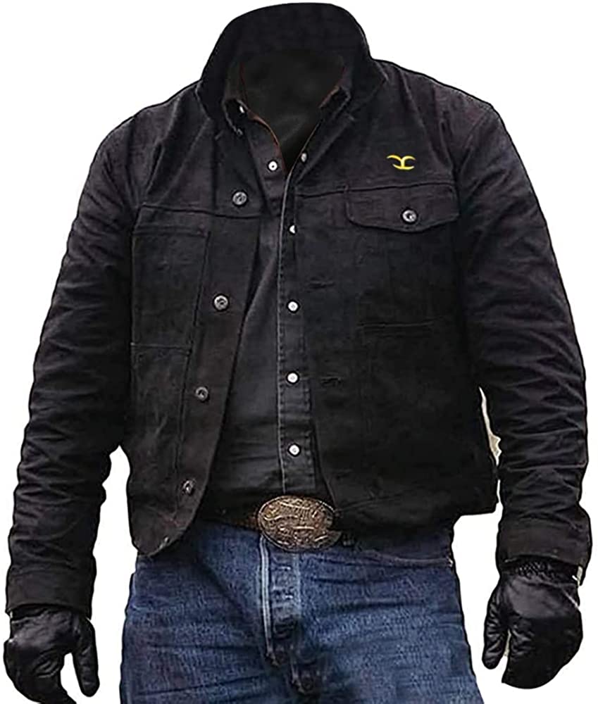 Mens Casual John Dutton Vest Jacket - Tv Series Kevin Costner Bomber Outerwear Collection