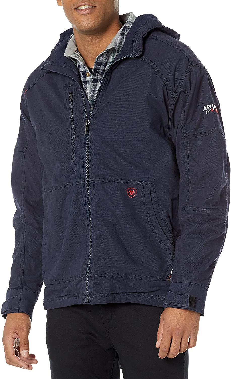 ARIAT Men MNS Fr Duralight Stretch Canvas JKT Navy