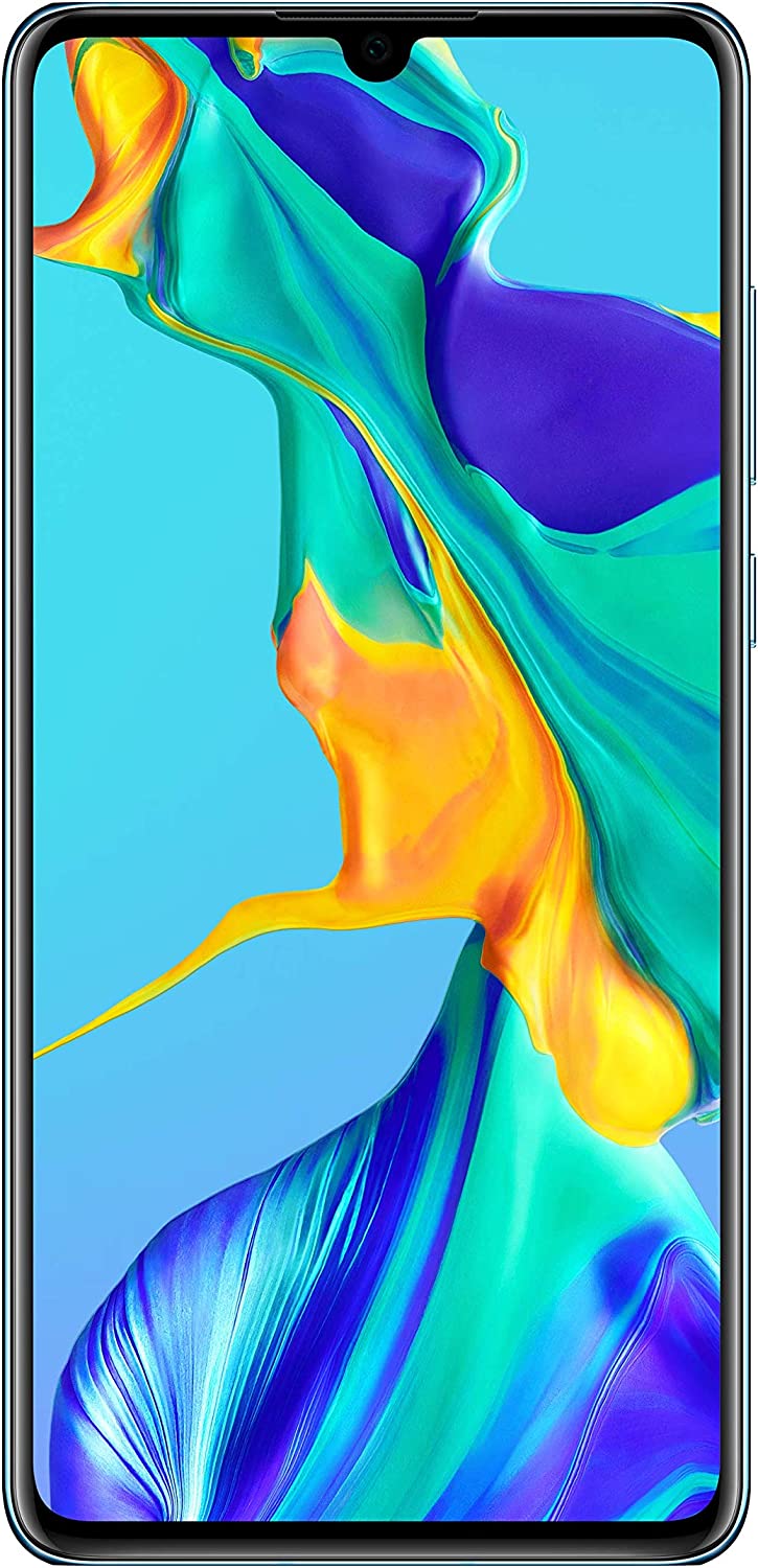 Huawei P30 Dual/Hybrid-SIM 128GB (GSM Only, No CDMA) Android 9.0 4G Smartphone, Crystal