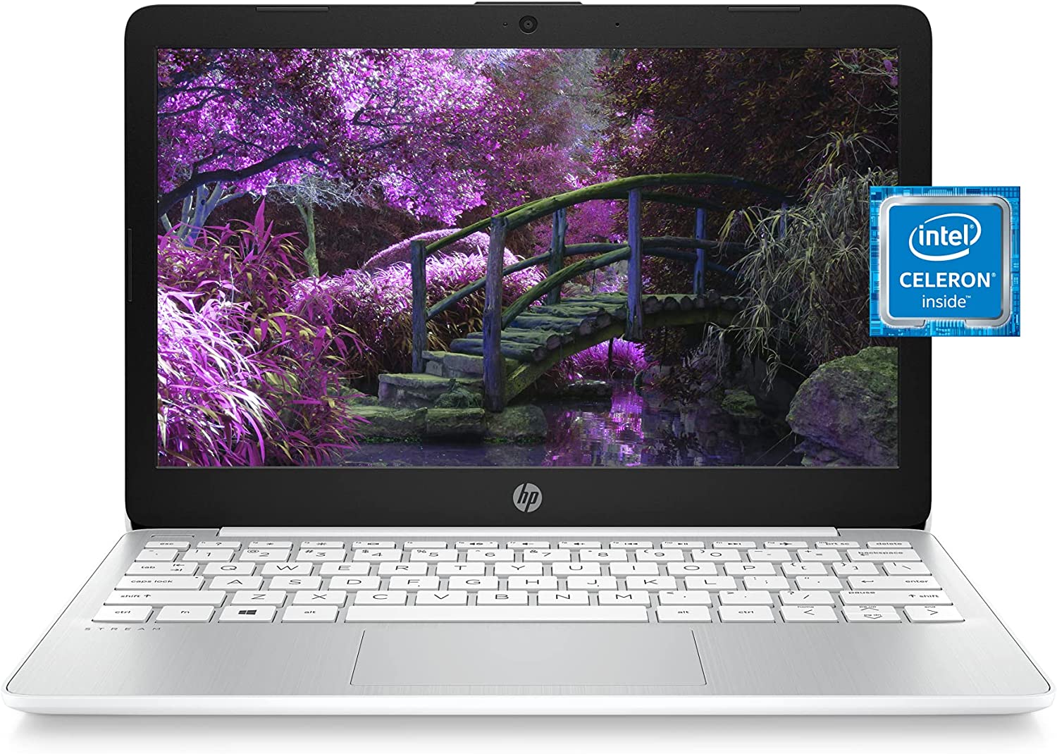 HP Stream 11 Laptop, Intel Celeron N4020, 4 GB RAM, 64 GB Storage, 11.6” HD Anti-Glare Display, Windows 11, Long Battery Life, Thin & Portable, Includes Microsoft 365 (11-ak0040nr, 2021 Diamond White)