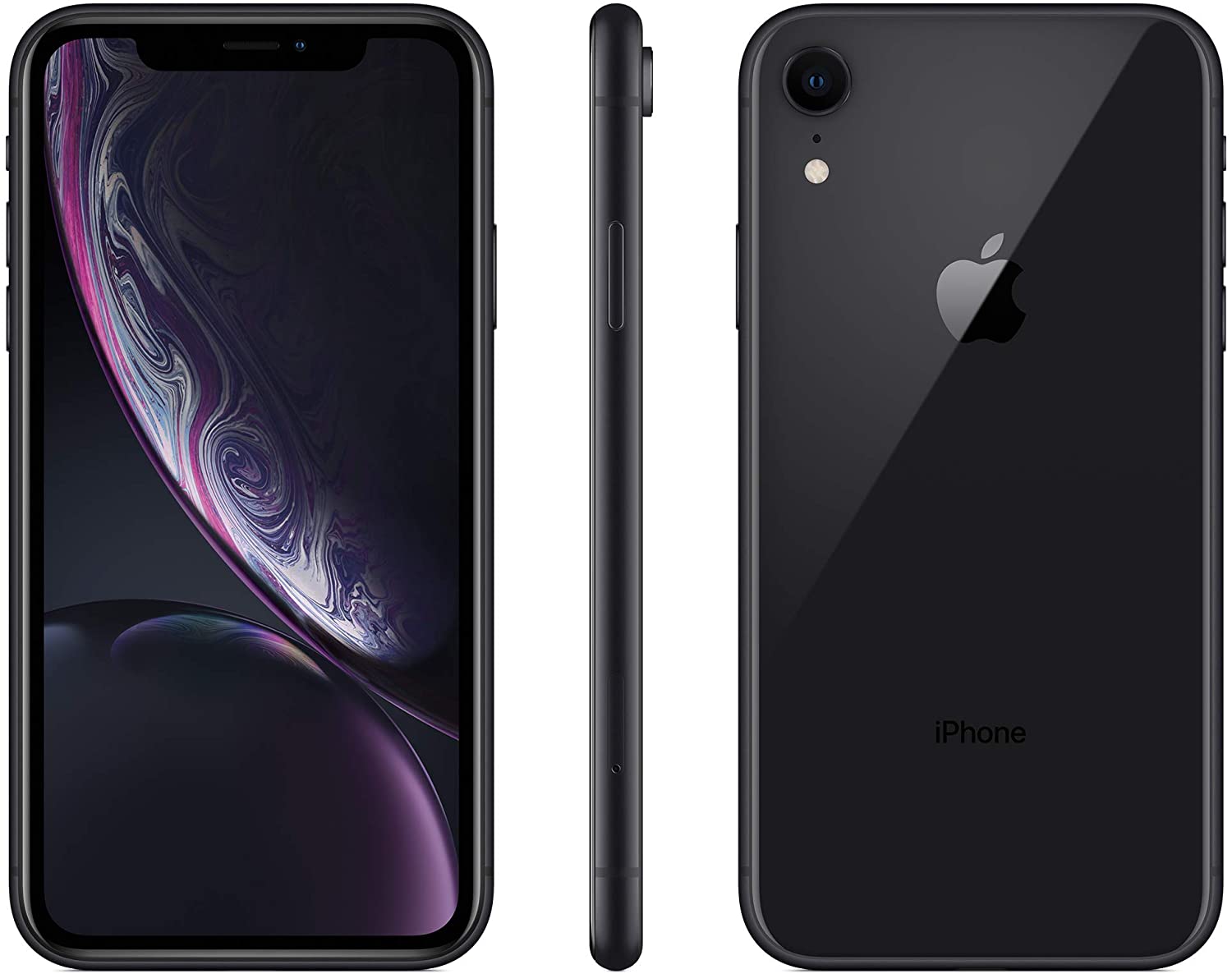 Apple iPhone XR, 64GB, Black - Unlocked (Renewed)
