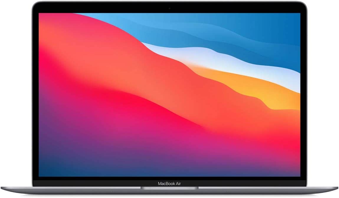 Apple MacBook Air 13.3" with Retina Display, M1 Chip with 8-Core CPU and 7-Core GPU, 16GB Memory, 256GB SSD, Space Gray, Late 2020