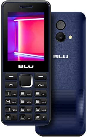 BLU Tank II T193 Unlocked GSM Dual-SIM Cell Phone w/Camera and 1900 mAh Big Battery - Unlocked Cell Phones - Retail Packaging (Dark Blue)