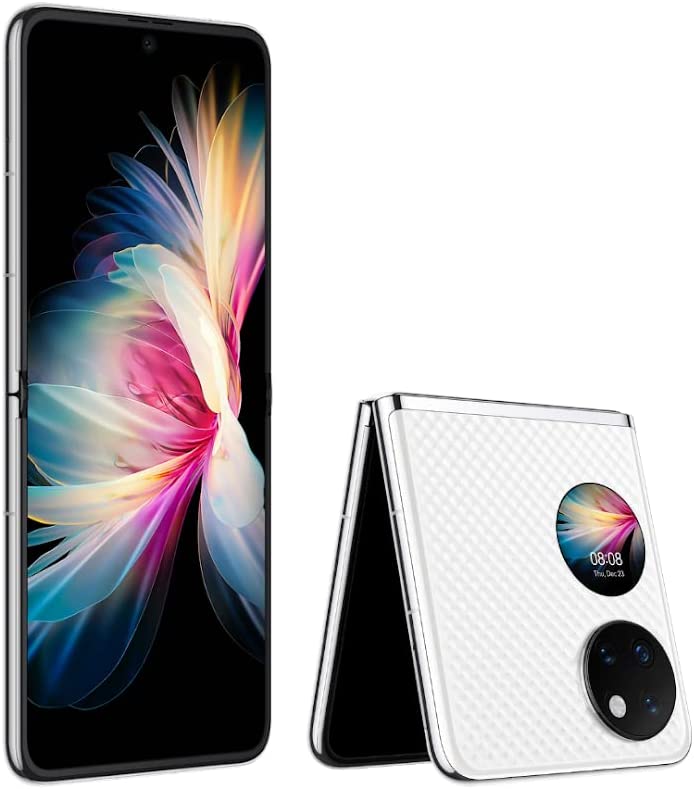 Huawei P50 Pocket 256GB 8GB RAM Factory Unlocked (GSM Only | No CDMA - not Compatible with Verizon/Sprint) | No Google Play Installed - White