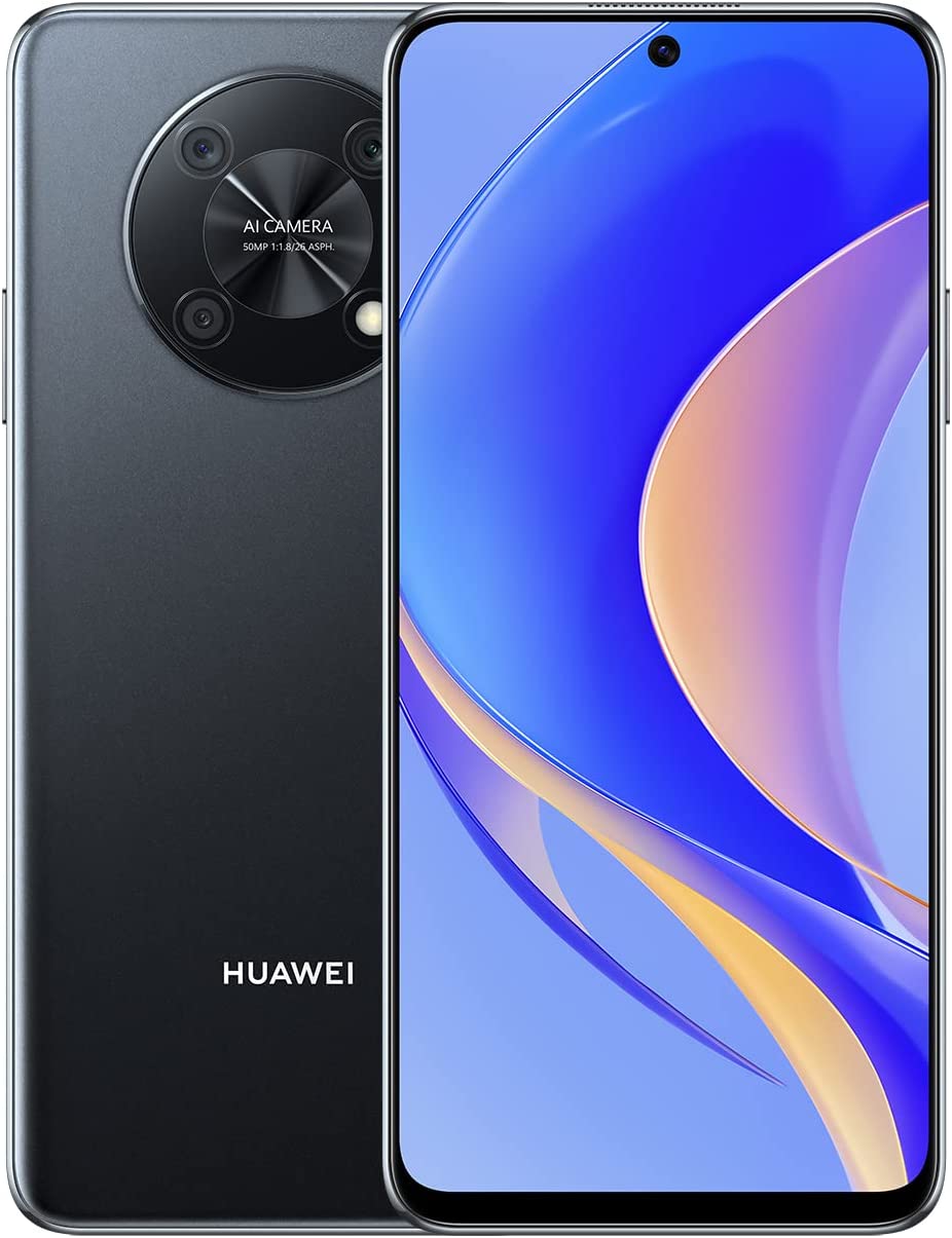 Huawei nova Y90 Dual-SIM 128GB ROM + 6GB RAM (GSM only | No CDMA) Factory Unlocked 4G/LTE Smartphone (Midnight Black) - International Version