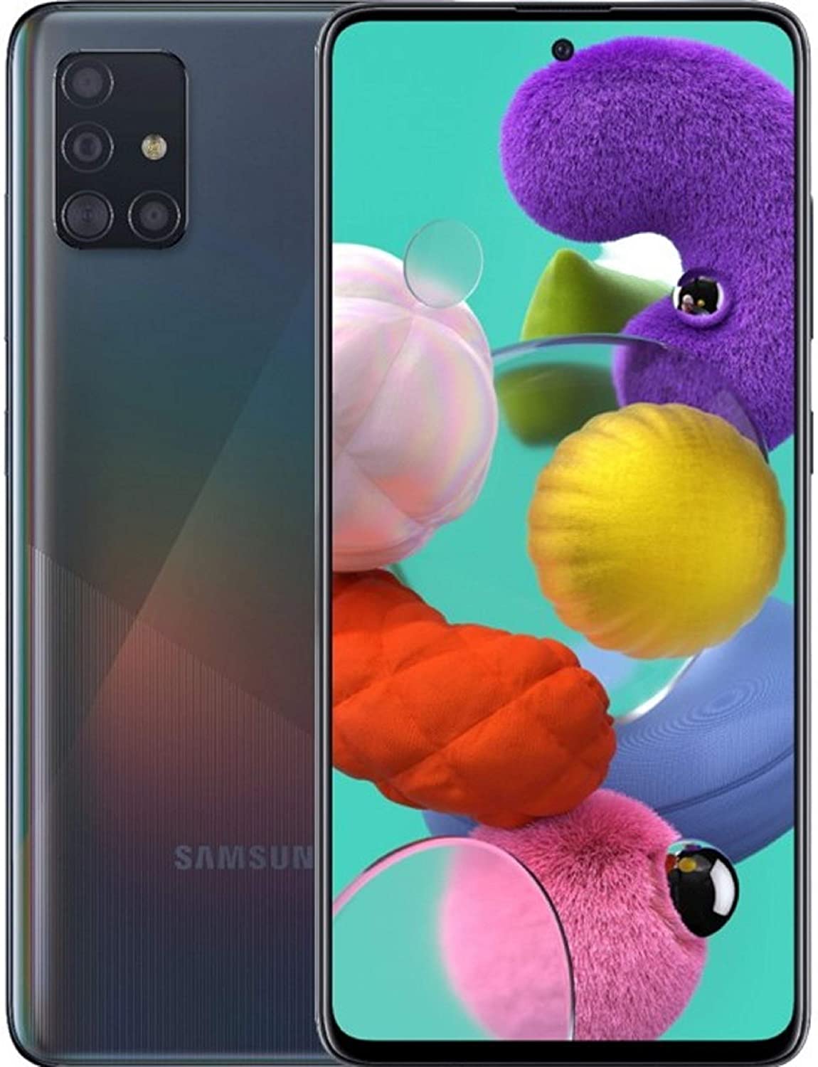Samsung Galaxy A51 5G | A516U | 128GB | Single SIM | GSM Unlocked | Android Smartphone | Black (Renewed)