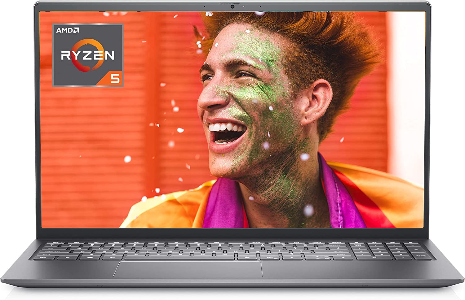 Dell Inspiron 15 5515 15.6-Inch Touchscreen Laptop - Full HD (1920 x 1080) Display, AMD Ryzen 5 5500U, 8GB DDR4 RAM, 256GB SSD, USB-C, Wi-Fi 6, Bluetooth 4.1, AMD Radeon Graphics, Windows 11 - Silver