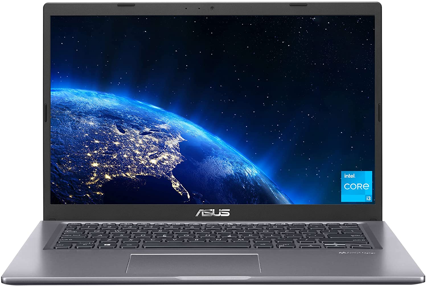 ASUS VivoBook 14 Laptop Computer, 14” IPS FHD Display, Intel Core i3-1115G4 Processor, 4GB DDR4, 128GB PCIe SSD, Fingerprint Reader, Windows 11 Home in S Mode, Slate Grey, F415EA-AS31