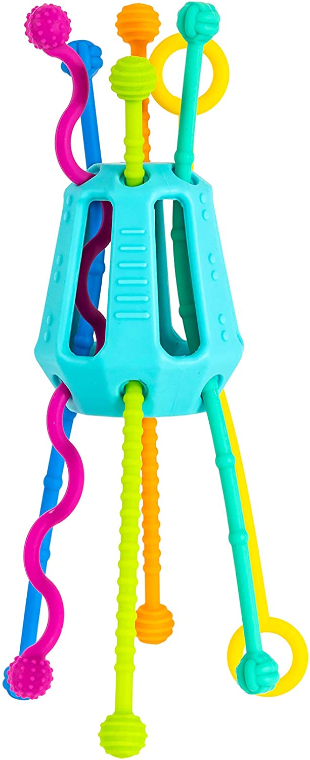 MOBI ZIPPEE - Activity Toy for Sensory Development for Toddlers - Designed by Parents and Reviewed by Doctor's - BPA and Phthalate Free - Made with Food Grade Silicone - for Boys or Girls