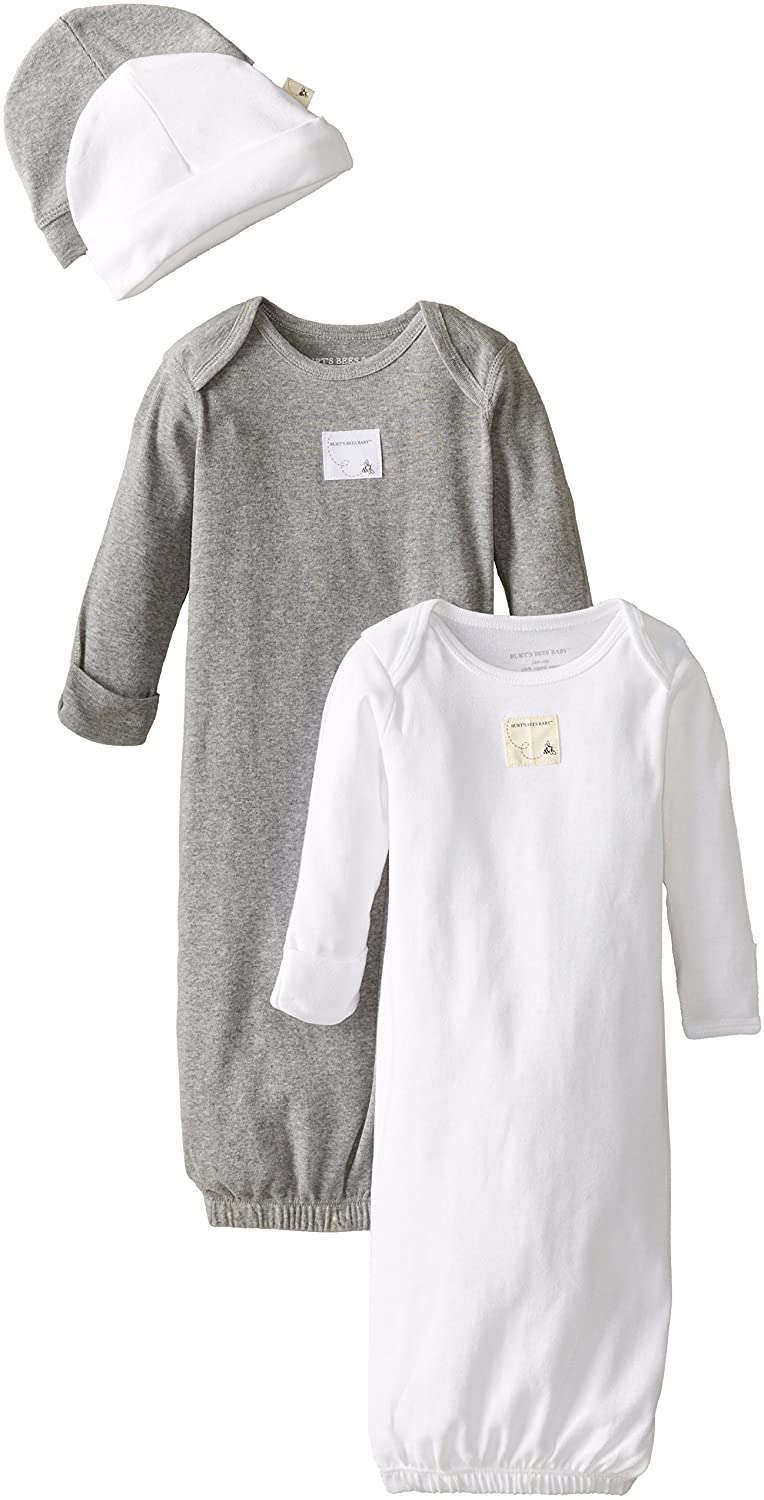 Burt's Bees Baby Baby Sleeper Gown & Hat Set