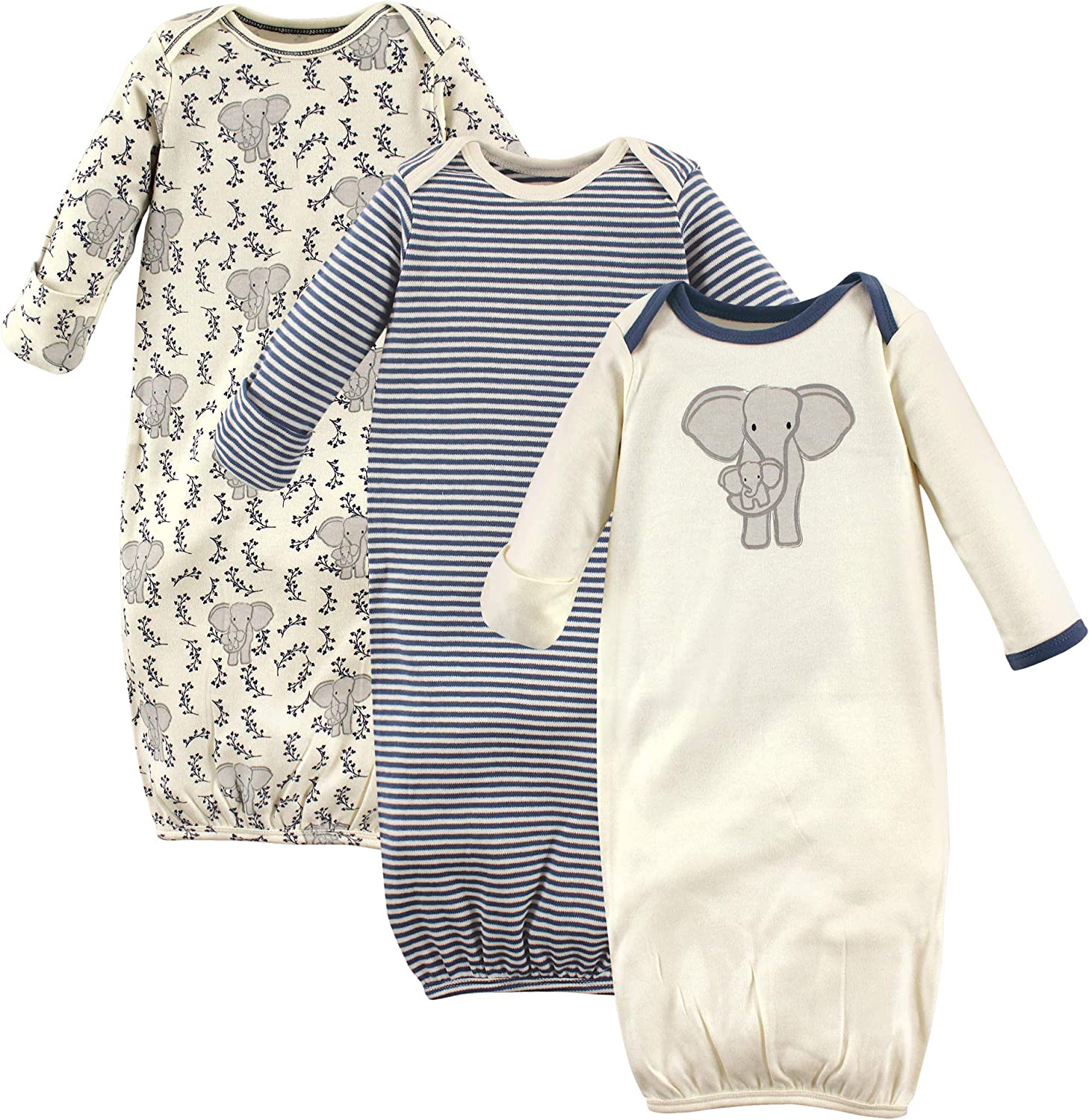 Touched by Nature Unisex Baby Organic Cotton Gowns