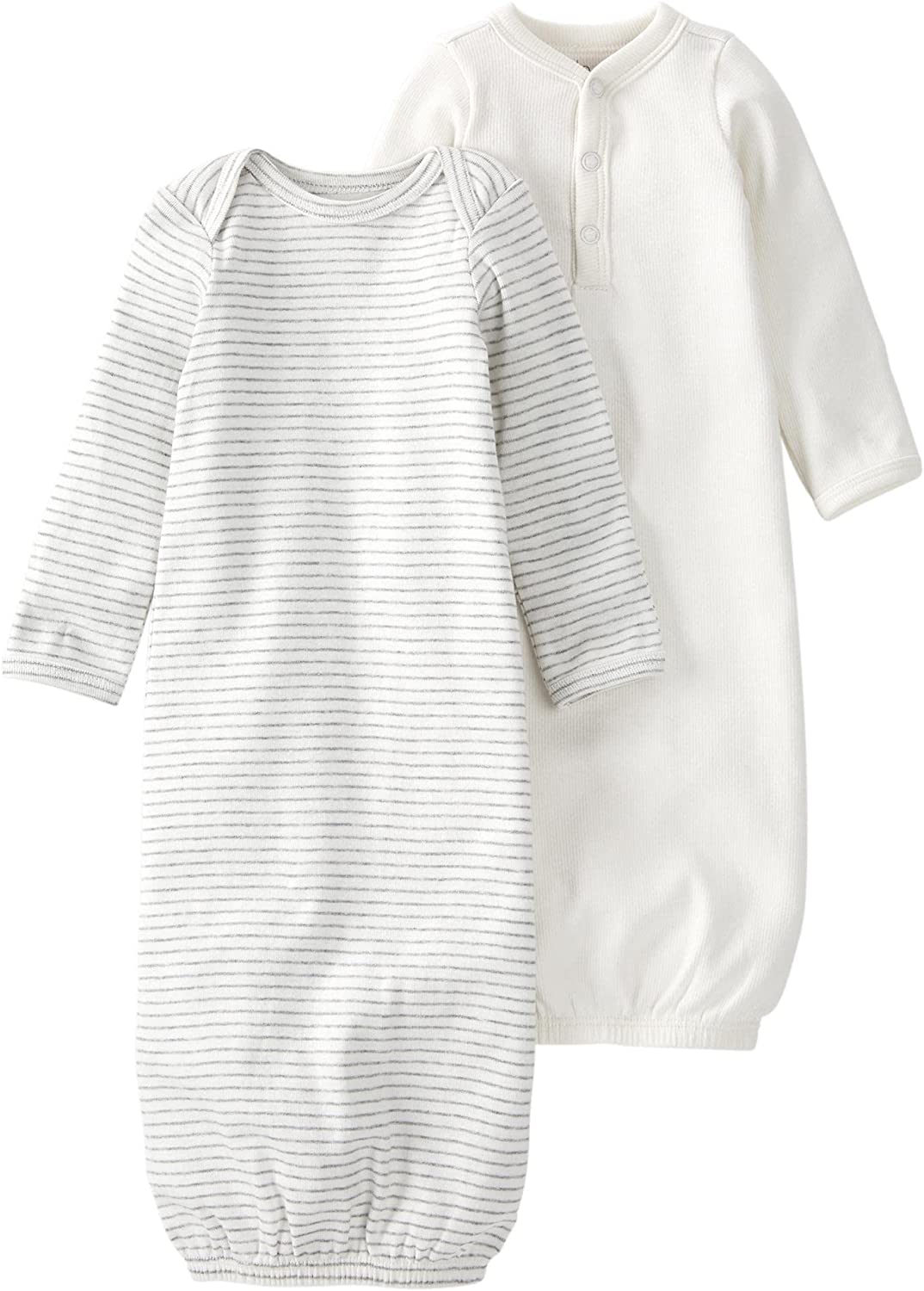 Little Planet By Carter's Baby 2-Pack Organic Cotton Rib Sleeper Gowns