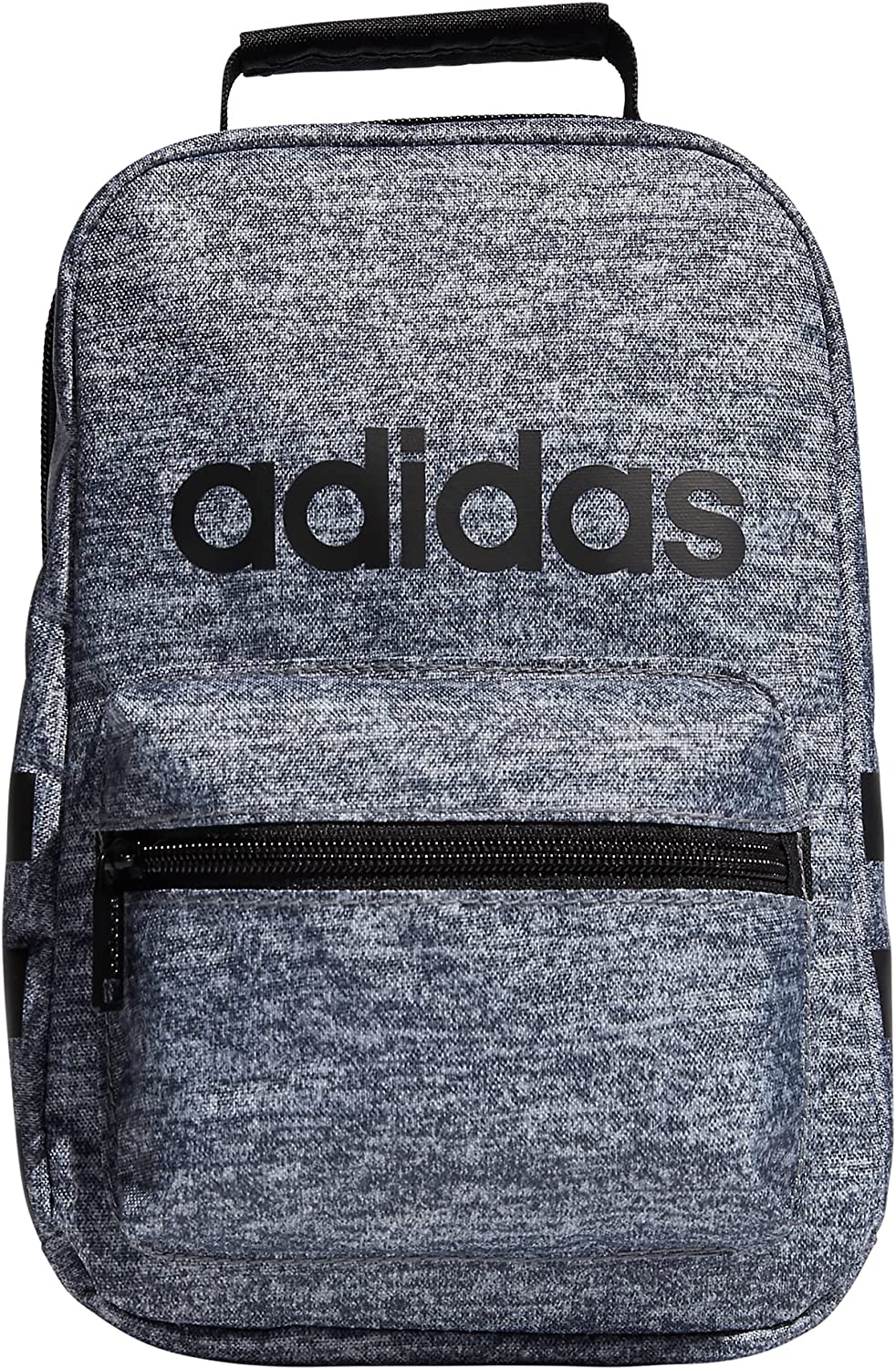 adidas Unisex Santiago Insulated Lunch Bag, Onix Jersey/ Black/ White, ONE SIZE