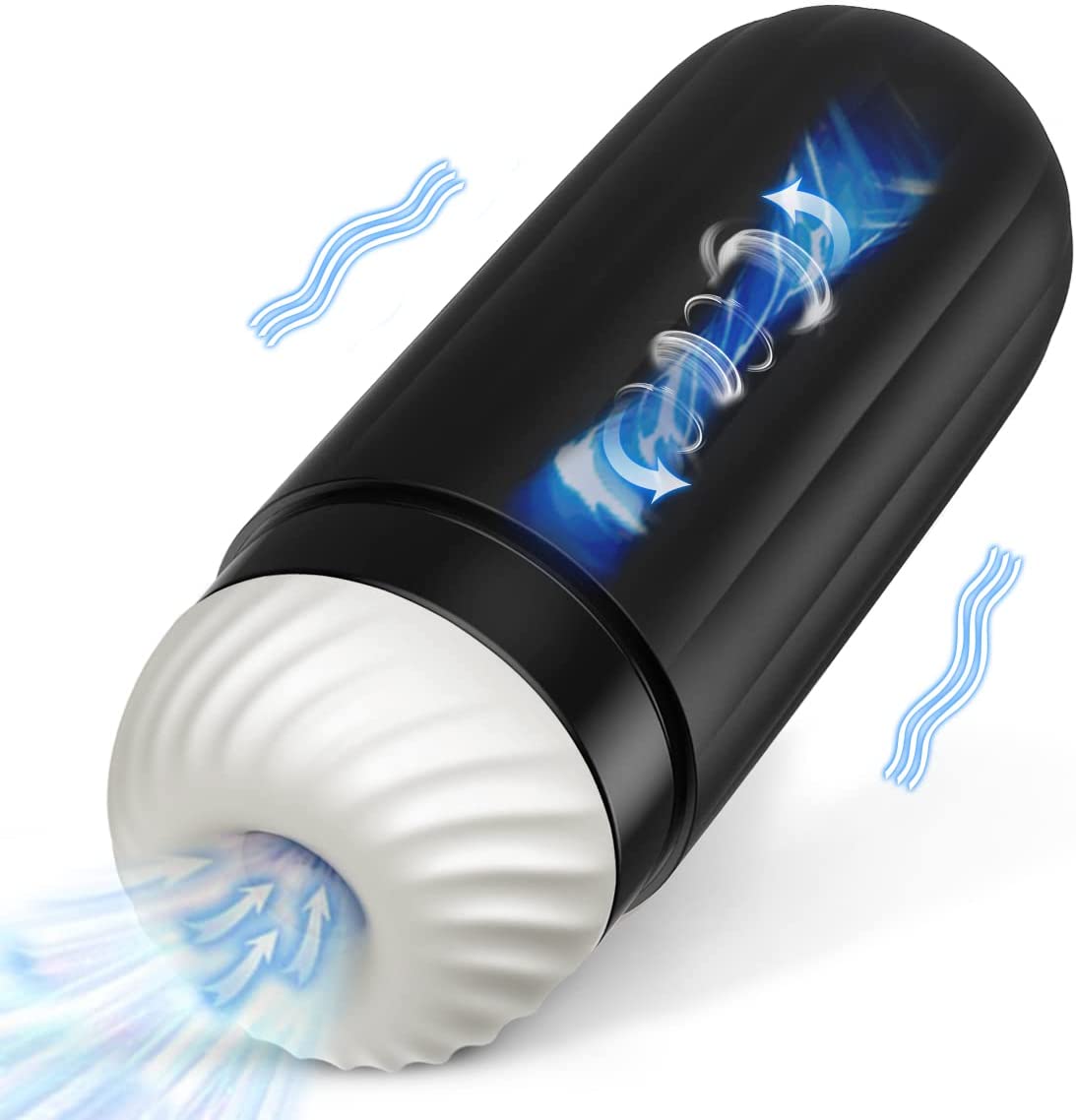 Automatic Sucking Male Masturbators Toys - SVAKOM Blowjob Sex Toy for Men Hands Free Masterburbator with 5 Suction & Vibration - Oral Masturbator Pocket Pussy Stroker Self-Pleasure Masturbation