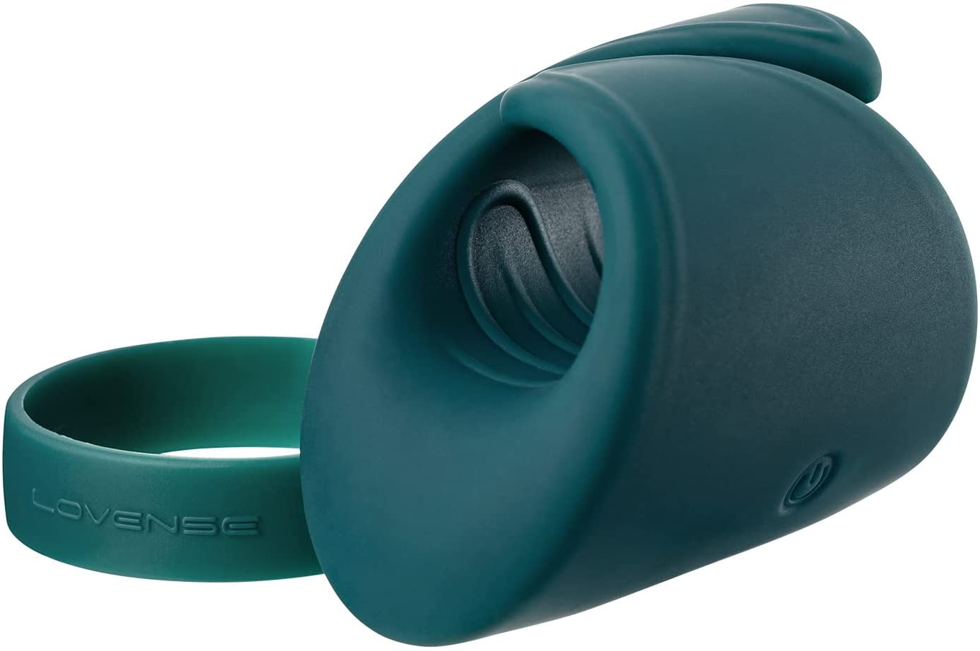 LOVENSE Gush Penis Ring Vibrator, Flexible Silicone Vibrating Cock Ring for Men, Wearable Cock Sleeve Massager Long-Distance Bluetooth Remote Reach with Music Sync, Partner & App Control