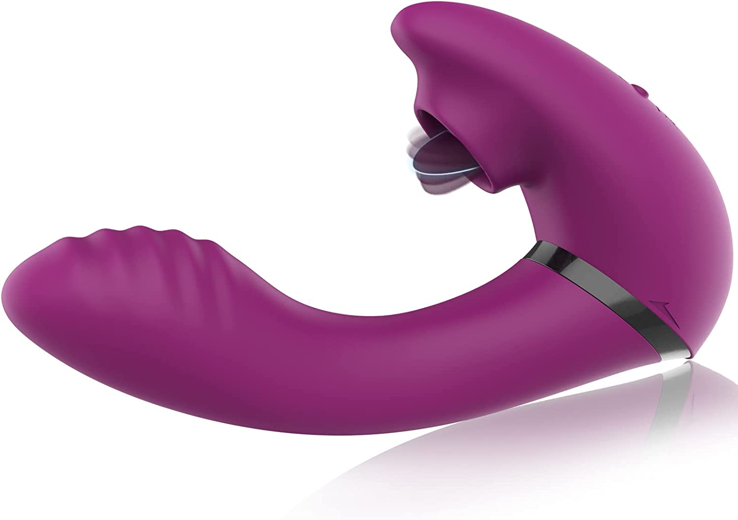 Clitorals Stimulator for Women: Tongue Licking Toy for Women Adult Pleasure, G Spot Vibrator with 7 Vibration Modes, Nipple Stimulator Toy with 7 Licking Modes, Purple