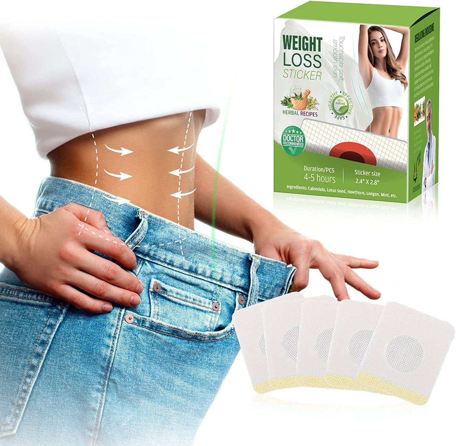 Belly Button Pātch for Men and Women 120Pcs