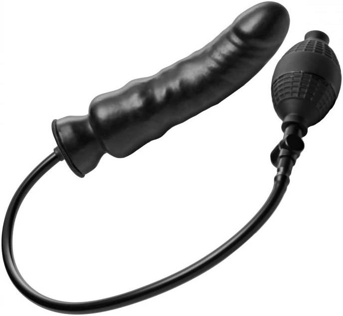 Master Series Renegade Inflatable Dildo, Black