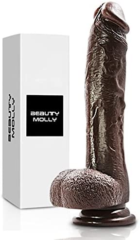 Beauty Molly Superior 8 Inch Realistic Dildo with Suction Cup Anal Sex Toys, 11.8 Ounce