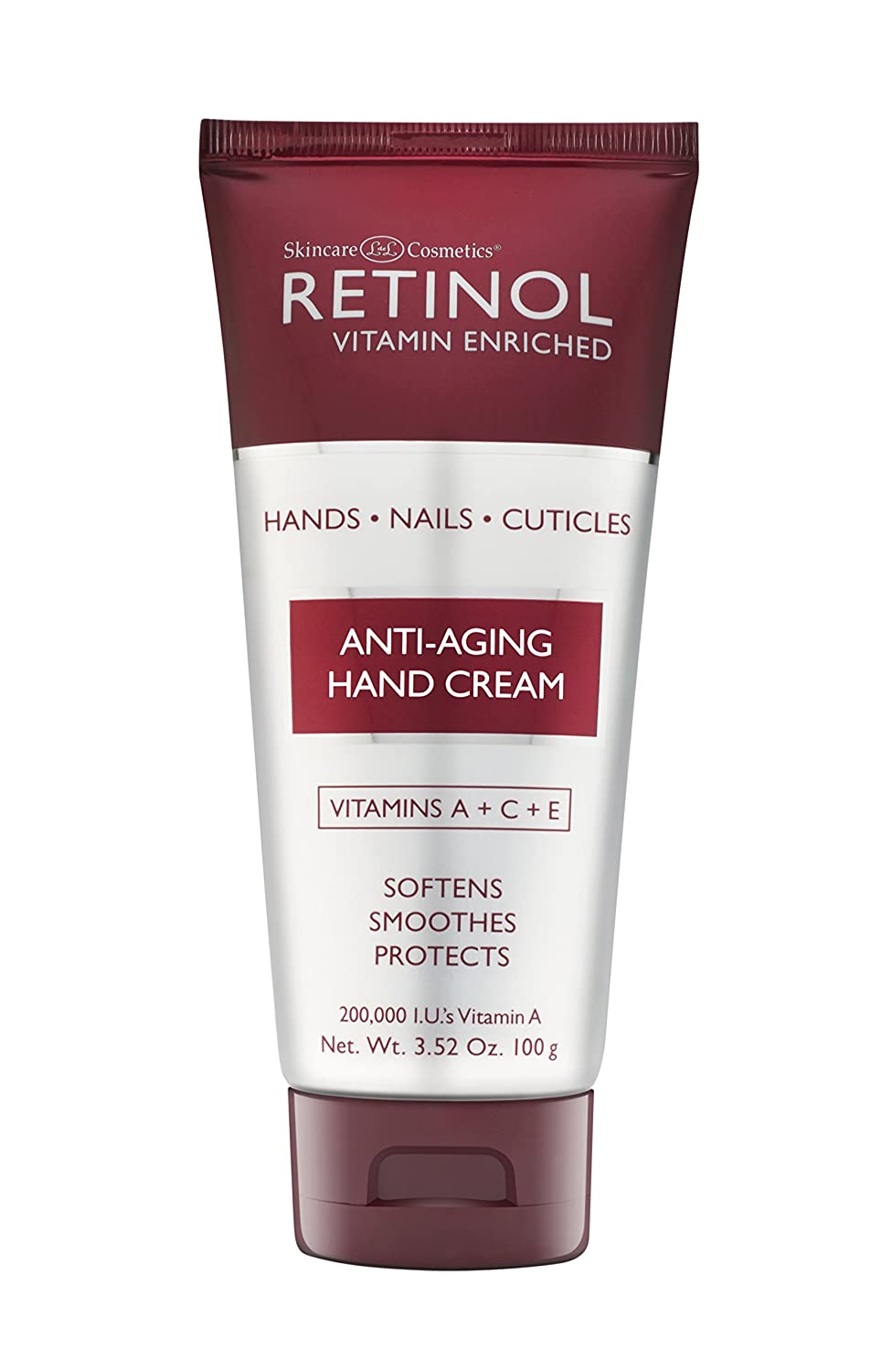 Retinol Anti-Aging Hand Cream – The Original Retinol Brand For Younger Looking Hands –Rich, Velvety Hand Cream Conditions & Protects Skin, Nails & Cuticles – Vitamin A Minimizes Age’s Effect on Skin