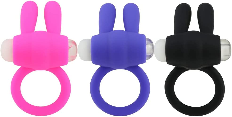 Couples Pleasure Ring - Vibrating Silicone Penis Ring or Cock Ring Sex Accessory, Adult Sensory Toys for Couples, Sex Toys for Couples