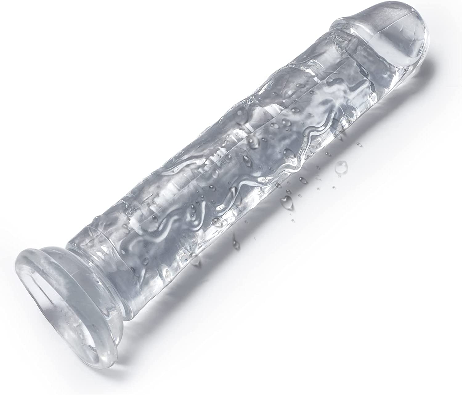 7 Inch Realistic Dildo for Women,Small Dildo Soft Silicone Beginner Clear Dildo with Strong Suction Cup Hands-Free Play for Women/Men/Gay Adult Sex Masturbator G Spot Prostate Play