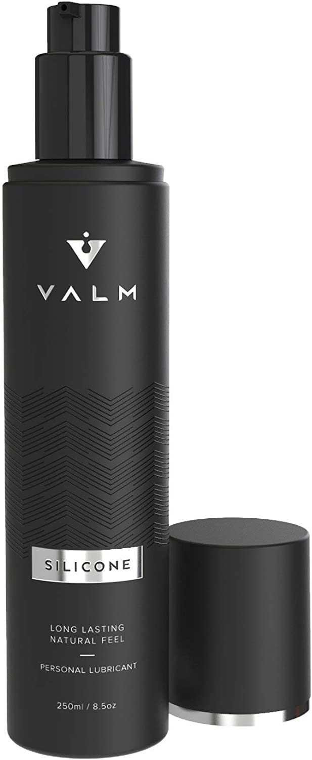 Valm Silicone Based Personal Lubricant - Ultra Long Lasting - Sex Lube for Women, Men, and Couples - 8.5 Ounce Pump